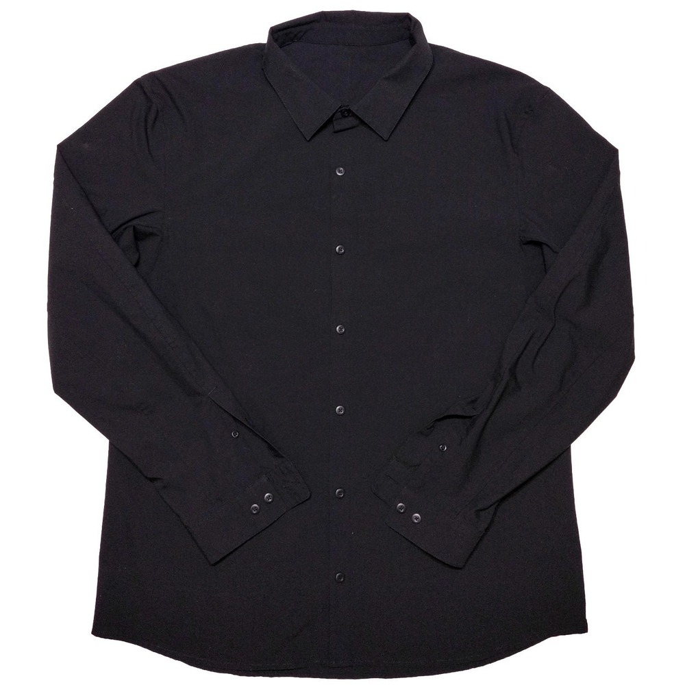 LULULEMON Men's Long Sleeve Performance Button Shirt Venture Black XL